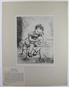 Group of 4 etchings.